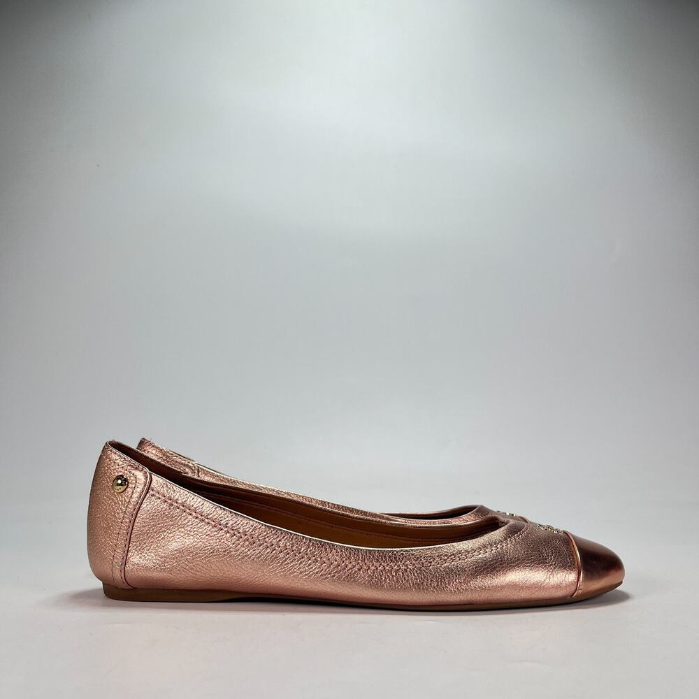 Coach Chelsea Rose Gold Casual Comfort Slip On Ballet Flats A01329 Women's Sz 9B